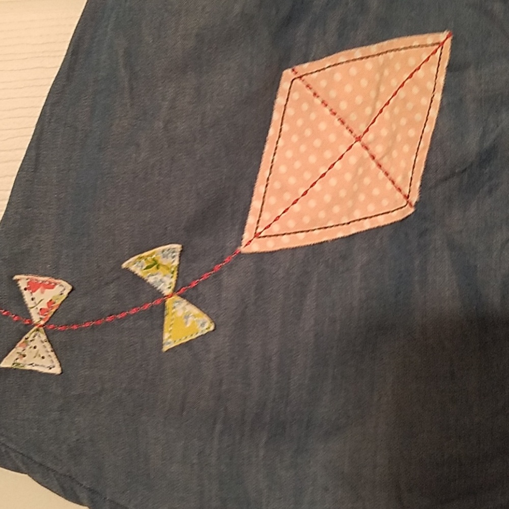 4 for $25! Matilda Jane Fly a Kite Chambray Skirt - Picture 3 of 8